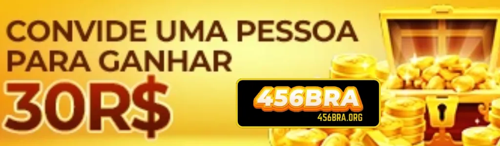 Novo jogador do 456BRA cassino recebe R$100 grátis ao se cadastrar.